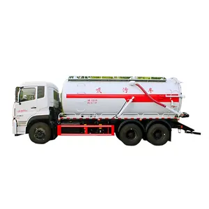 Dongfeng Septic Tank Truck Sewage Pump Truck 10cbm 12cbm 14cbm Vacuum Sewage Suction Truck