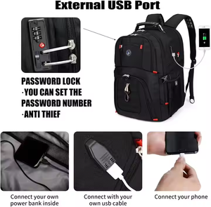 <span class=keywords><strong>Sac</strong></span> <span class=keywords><strong>à</strong></span> <span class=keywords><strong>dos</strong></span> de voyage extra large <span class=keywords><strong>50L</strong></span> pour ordinateur portable avec port de charge USB <span class=keywords><strong>Sac</strong></span> de collège pour hommes femmes <span class=keywords><strong>Sac</strong></span> de travail pour utilisateurs d'ordinateur <span class=keywords><strong>Sac</strong></span> d'école - Product Image 4