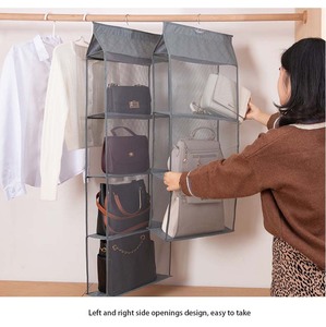Handbag Storage <b>Hanging</b> Bag Organizer Closet Storage Transparent Three-dimensional Home Organization <b>Hanging</b> Bag - Product Image 3