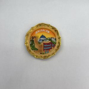 Imán de Resina Personalizado de Jerusalén para Refrigerador |   Recuerdo Artesanal en 3D de un Monumento de Israel |   Imán de Refrigerador de Viaje - Product Image 1