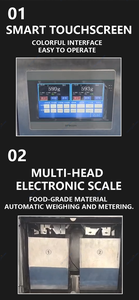 เมล็ดข้าวถั่วเมล็ดถั่วเครื่องบรรจุถังชั่งน้ำหนักเครื่องสั่นอัตโนมัติความแม่นยำสูงถุงพลาสติกง่าย - Product Image 4