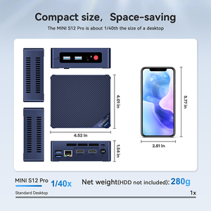 Beelink S12 PRO Intel N100 MINI PC DDR4 16G 500G SSD Windows 11 Office Desktop MINI PCS - Product Image 4