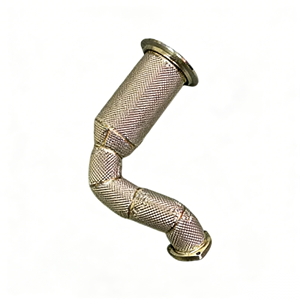 Vortex pour Porsche Cayenne 9Y0 E3 3.0T, bouclier thermique sport en acier inoxydable, downpipe - Product Image 1