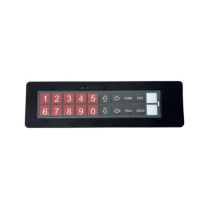 Teclado de Barra con Pantalla Personalizable OEM/ODM, 20 Teclas Totalmente Programables para Sistema POS de Restaurante, KDS, Industria de Catering - Product Image 1