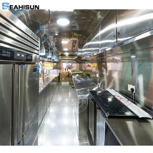 14 Ft Food Trailers Volledig Commerciële <span class=keywords><strong>Service</strong></span> Apparatuur Keuken Ijssalon Levering Food Cabine Koffieaanhangwagen Mobiele Food Truck - Product Image 6