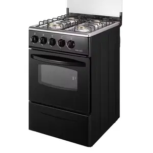家用烘焙烹饪用具厨房燃气灶4燃烧器带炉灶的独立式烤箱