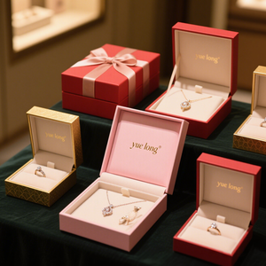 HOT Luxury Gift Box Packaging Handle Folding Custom Logo Hard Rigid Cardboard Paper Gift Boxes for Jewelry - Product Image 1