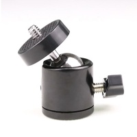 Camera Accessories Universal Mount 360 Degree Tripod Mount Adapter Mini Ball Head Plastic 2KG Load Capacity