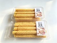 Rollitos de Huevo Saludables Hechos a Mano para Niños, Venta al por Mayor, Sin Grasas Trans, Crujientes, para Merienda Escolar, Postre, Suministro a Granel, OEM