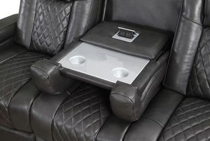 Benutzer definierte moderne Luxus PU Leder elektrische 3 2 1 Sitzer Smart Recliner Sofa Stuhl Set Wohnzimmer möbel für Heimkino - Product Image 2