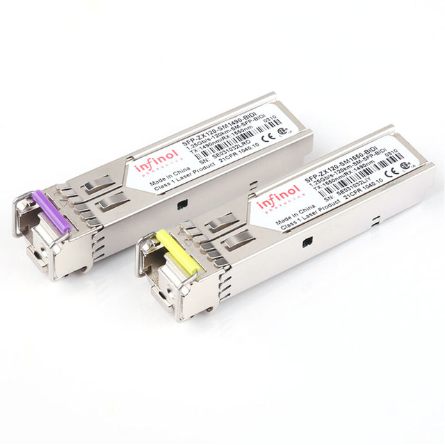 Original SFP-BX120-SM1490U 1 25G Bidi Transceiver Single Fiber Simplex LC DDM 120km Fiber Optical Module for Cisco Huawei ZTE