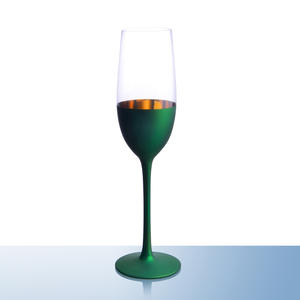 Gobelet en verre à <span class=keywords><strong>champagne</strong></span> minimaliste élégant gobelet à vin sans pied en galvanoplastie pour cocktails vin rouge moderne - Product Image 4