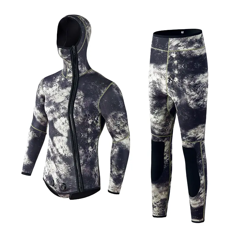 custom high quality logo 1mm 5mm camouflage men and women camo spearfishing wet suit camp neoprene diving suit