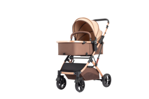 <span class=keywords><strong>Passeggino</strong></span> Pieghevole 2-in-1 in Lino e Oxford per Neonati con Telaio in Acciaio Inossidabile, Protezione Solare, Capacità di Carico 15kg - Product Image 5