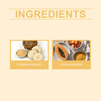Extrait d'Herbes Aromatisées pour Agrandissement Mammaire à la Papaye, Pueraria Mirifica et Poudre de Fruits de Papaye pour Infusion