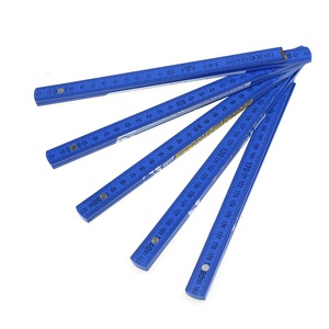Règle pliante en bois écologique BECOL, 2 mètres, 10 plis, avec logo personnalisé pour l'école et le bureau - Product Image 1