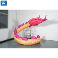 Sculpture de dragon gonflable personnalisée Sculpture d'art de publicité commerciale Dragon chinois