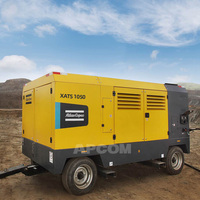 Compresseur d'air Atlas Copco XAVS1000 Diesel 14 bar 200 psi 900cfm 25m3/min AtlasCopco XAVS 1000 Cfm Portable Haute Pression