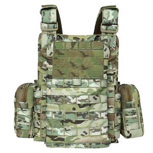 Gilet tactique respirant ARTEX, gilet de combat camouflage en polyester, porte-plaque Molle, gilet tactique à libération rapide pour hommes - Product Image 5