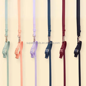 Collare per Cani di Lusso dal Design Tattico, Regolabile, Impermeabile, in Nylon Rivestito in PVC, con Sgancio Rapido e Guinzaglio Incluso, Taglie <span class=keywords><strong>S</strong></span> M <span class=keywords><strong>L</strong></span> - Product Image 6