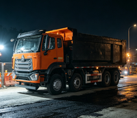 Truk Dumper SINOTRUK HOWO 8X4 Bekas, Tenaga 371HP, Hemat Bahan Bakar, Untuk Konstruksi