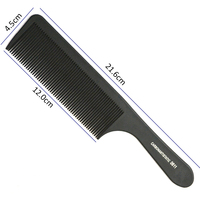 Peigne fin de Salon de coiffure, peigne noir avec peigne professionnel, pour coupe de cheveux