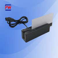 Pembaca Kartu Magnetik Mini RS232, Antarmuka Serial dengan 2*4P Saluran Data yang Dapat Diprogram