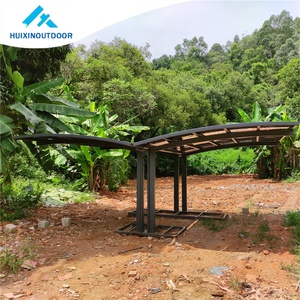 Couverture <span class=keywords><strong>Pv</strong></span> en Aluminium, abri métallique à faible coût, abri d'auto personnalisé avec Garage de voiture latéral Tant - Product Image 4