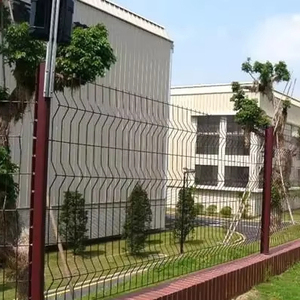 Dễ dàng lắp ráp mô hình 3D 50*200mm màu PVC tráng dây lưới hàng rào - Product Image 1