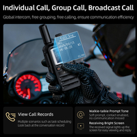 Radio POC KSUN CT8 4G, talkie-walkie longue portée, radio mobile GSM, carte SIM, 8000 km, radio bidirectionnelle, interphone sans fil portable