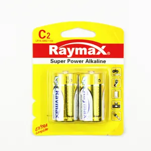 Raymax LR14 MN1400มาตรฐาน EU เซลล์ C-cell อัลคาไลน์1.5V แบตเตอรี่แห้ง