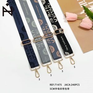 Cinghia per borsa in tessuto con lettere da 5 cm e ganci in metallo per borse e zaini - Product Image 3