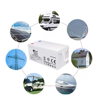 Batterie d'énergie solaire 12V à cycle profond Batterie gel 12V 100ah 200ah