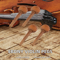 Chevilles de violon en acier durable de haute qualité, finition mate, fabriquées à la main en usine, accessoires économiques pour instruments à cordes