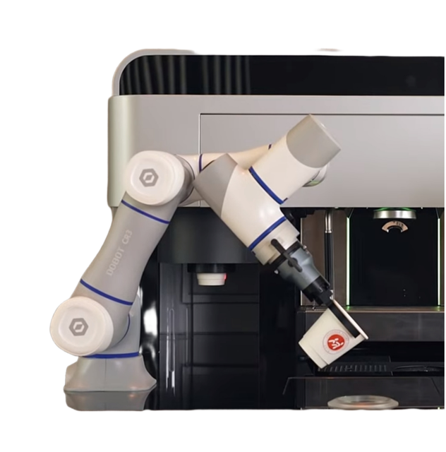 OkyRie Commercial Robots CR3 6 Axis Robot Arm Cobot Coffee Vending Machine Collaborative Robots for Coffee Center Collaborative