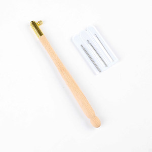 Ago da ricamo artigianale in faggio per uso quotidiano, con perline ricamate alla francese, lavorato a <span class=keywords><strong>uncinetto</strong></span>, accessorio per cucito e lavoro a maglia Luneville - Product Image 4