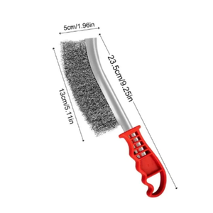 <span class=keywords><strong>Brosse</strong></span> <span class=keywords><strong>métallique</strong></span> en acier inoxydable avec poignée <span class=keywords><strong>Brosse</strong></span> <span class=keywords><strong>métallique</strong></span> pendante haute densité avec poils en métal Gadget d'épurateur peu encombrant pour la cuisine - Product Image 4