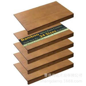 Wooden cabinet internal tiered <b>shelves</b>, wooden movable kitchen bathroom <b>wall</b>-<b>mounted</b> bedroom closet dividers - Product Image 3
