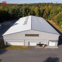 Structure en acier préfabriquée sur mesure ZTSS pour la construction d'entrepôts et d'ateliers, avec services de soudage, découpe et pliage