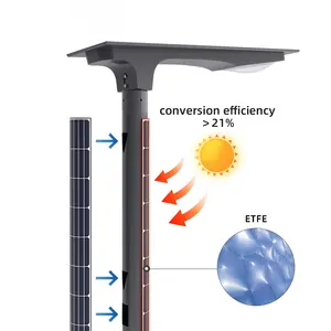 klr Brand new solar street light pole lamp with low price