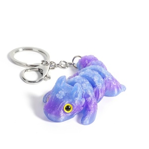 Porte-clés Dragon porte-bonheur en plastique imprimé en 3D, jouet anti-stress pour enfants, figurine cadeau - Product Image 6