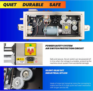 Aprovado CE Automático Máquina De Selagem De Aquecimento Bolsa Horizontal Saco De Plástico Máquina Seladora De Banda Contínua - Product Image 3