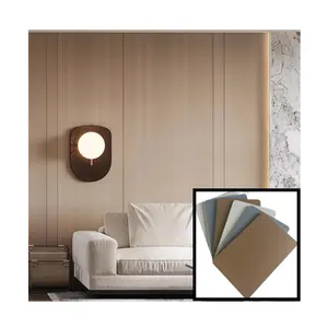 キッチンキャビネット用モダンデザインWPCフォームボード硬質<span class=keywords><strong>PVC</strong></span>フォームシートボードダイカットラミネート - Product Image 1