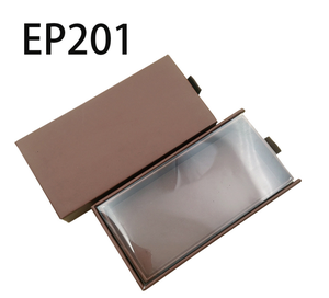 Kotak Bulu Mata Palsu Grosir Custom Warna Cokelat Nude Full Strip dengan Label dan Logo Pribadi, Kemasan Kertas Persegi untuk Tempat Bulu Mata Palsu - Product Image 4