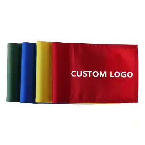 Wholesale Heavy Duty 6*8inches Double Sided Mini 300D Oxford Fabric Custom Printing Printing Color Golf Flag