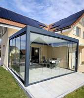 GazeboLeisure 3x4, structure en aluminium, gazebo LED, gazebo extérieur imperméable, pergola