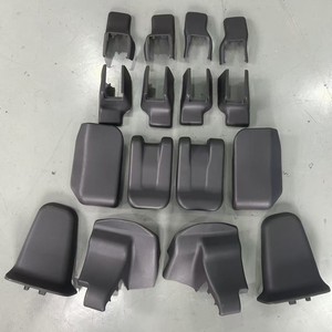 Juego completo de 123 cubiertas de riel de asiento para Toyota Land Cruiser 2008-2021, plástico negro, 10 piezas - Product Image 2