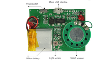 Kits de modules de commande vocale audio bricolage 8M MP3 bouton contrôle musique carte programmable Module de son enregistrable pour carte de voeux