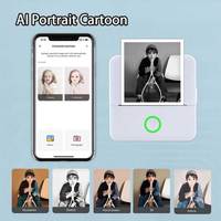 Printer Mini Printer Label termal foto Digital portabel untuk anak-anak Printer termal saku hadiah