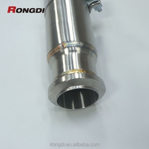 304 Stainless Steel Exhaust Downpipe for 2019+ Mercedes-Benz G63AMG W463A 4.0T Heat Shield Pipe - Product Image 5